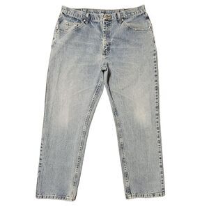 Wrangler‎ Relaxed Fit Blue Jeans Mens Sz 36x30 Denim Medium Wash Casual Work